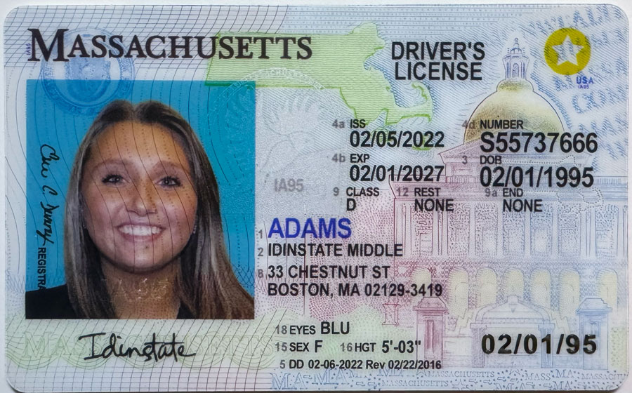 IDINSTATE IDINSTATE.CC New MASSACHUSETTS State Fake ID