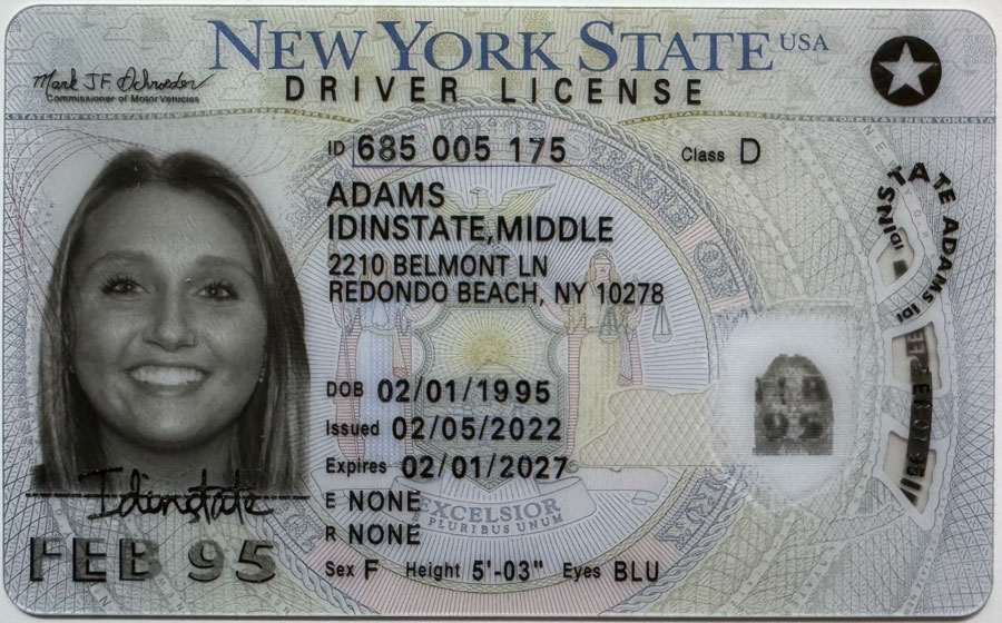 IDINSTATE IDINSTATE.CC New New York State Fake ID
