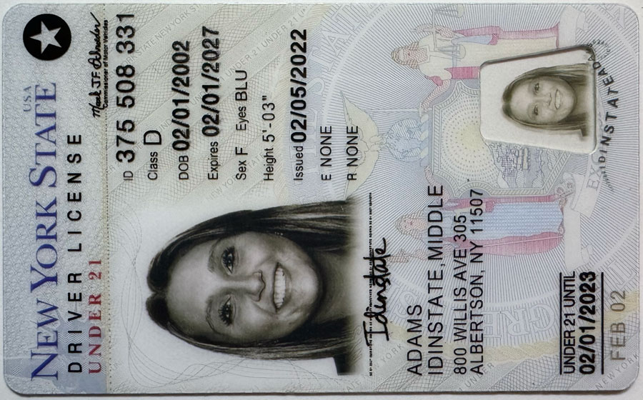 IDINSTATE IDINSTATE.CC New New York State Fake ID