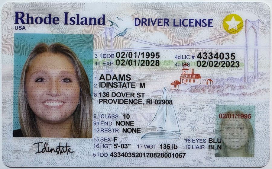 IDINSTATE IDINSTATE.CC New Rhode Island State Fake ID