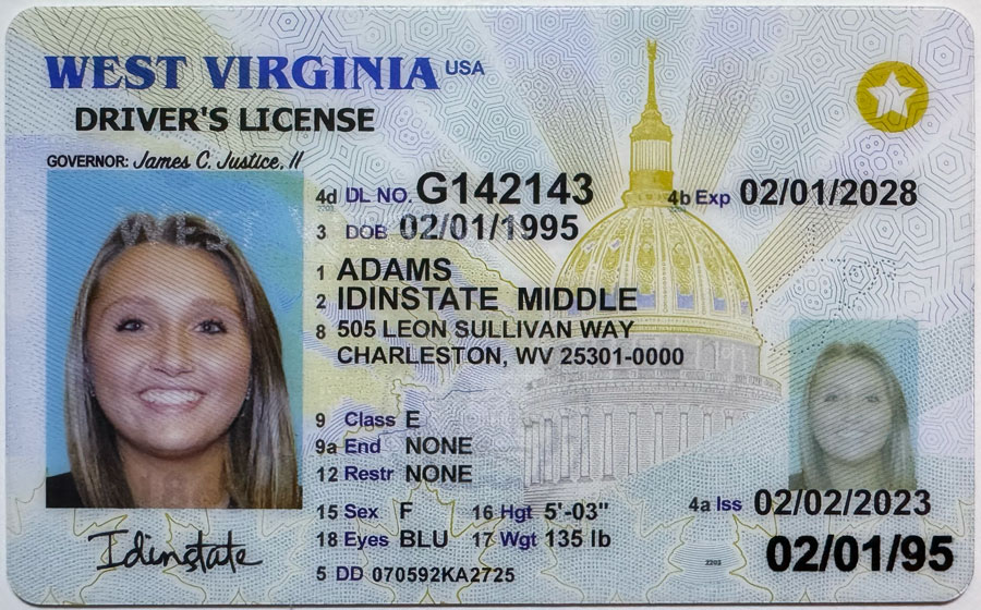 IDINSTATE.CC New West Virginia State Fake ID